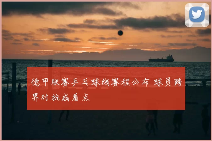 德甲联赛乒乓球线赛程公布 球员跨界对抗成看点